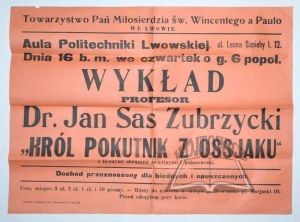 LECTURE. Prof. Dr. J. S. Zubrzycki 