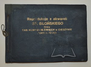 (ŚLĄSK Cieszyński - BŁOŃSKI St. anisław) Photographs from watercolors of St. Blonski by Tad. Kubisz and M. Święch in Cieszyn formerly of K. Pietzner.