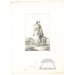 NORBLIN Jan Piotr; DEBUCOURT Philibert-Louis, (Dziewka krakowska. Paysanne non mariee de Cracovie).