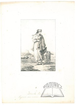 NORBLIN John Peter; DEBUCOURT Philibert-Louis, (Maiden of Cracovia. Paysanne non mariee de Cracovie).