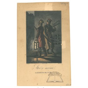 NORBLIN Jan Piotr; DEBUCOURT Philibert-Louis, Stróże nocni. Gardiens de nuit.