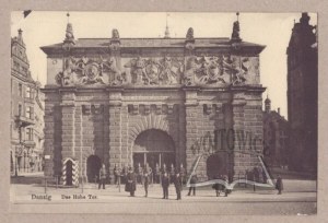 (GDAŃSK). Danzig. Das Hohe Tor.