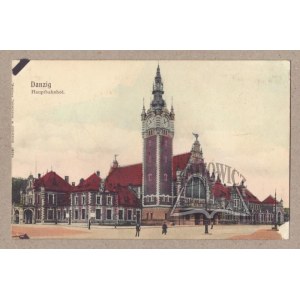 (GDAŃSK). Danzig. Hauptbahnhof.