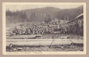 Polish LEGIONS. In the Carpathian Mountains. Rest.