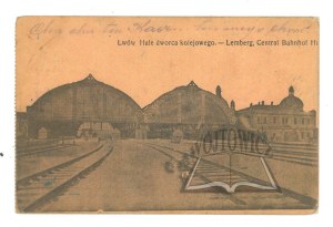 LVIV. The halls of the railroad station.