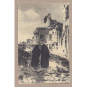 WARSZAWA zburzona. Ruiny Kościoła Sakramentek.
