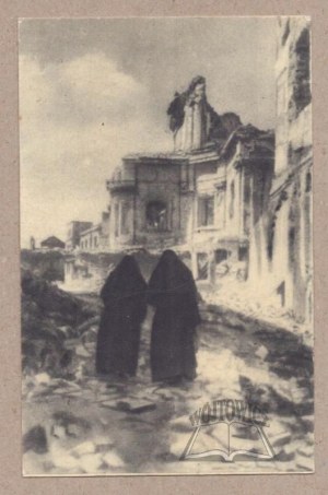 WARSAW demolished. The ruins of the Church of the Holy Sacrament.