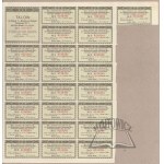 (OBLIGACJA). Rzeczpospolita Polska. Obligacja 4 1/2% Wewnętrznej Pożyczki Państwowej 1937 r.