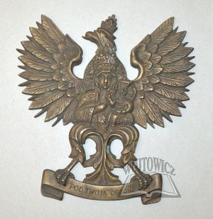 EAGLE with an image of the Virgin Mary with Child