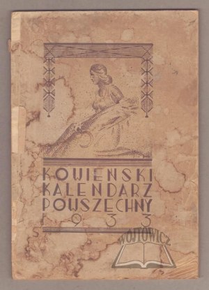 KOWIEŃ general calendar for 1933.