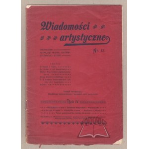 WIADOMOŚCI Artystyczne.