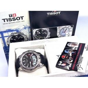 Zegarek męski Tissot T-Touch II 42 mm, z pudełkiem i papierami