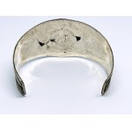 Silver plated Eastern style bracelet