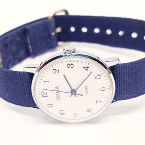 Men's Sekonda 19 Jewels Mechanical Chrome 34mm Watch