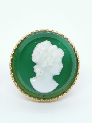 Cameo earrings, vintage