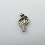 Srebrny wisiorek z Diamentami około 0.09 Ct