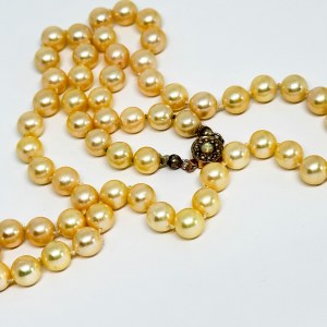 Akoya Pearls Necklace, gold 375/9K clasp
