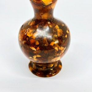 Amber and Resin Vase