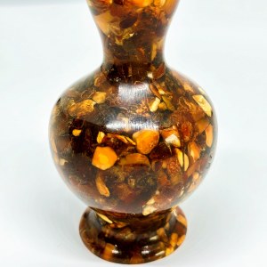 Amber and Resin Vase