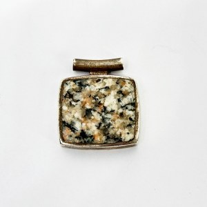 Silver Pendant with Jasper