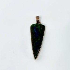 Sterling silver pendant with Azurite