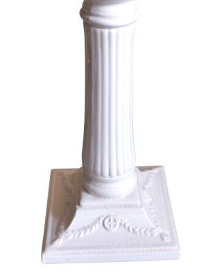 White original lamp from the Bristol Hotel