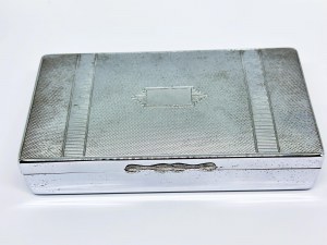 Modernist chrome cigar box 'Aristocrat'