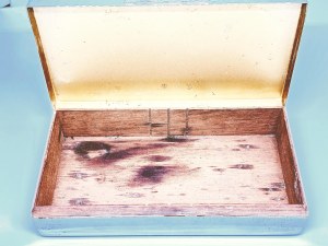 Modernist chrome cigar box 'Aristocrat'