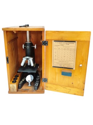 PZO 14853 microscope in original box