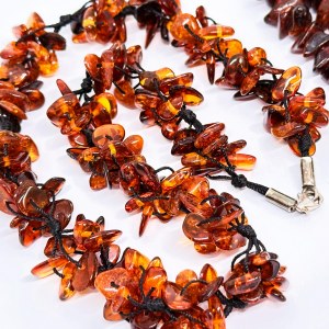 Two amber necklaces
