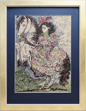 Pablo Picasso (1881 - 1973), 'Pour Jacqueline Reine', from the series Toros y Toreros, 1961.