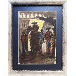 Pablo Picasso (1881 - 1973), Plaza de Toros z cyklu Toros y Toreros, 1961