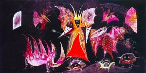 Jozef Wilkoń (b. 1930), Postcard (signed by the artist)