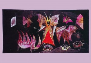 Jozef Wilkoń (b. 1930), Postcard (signed by the artist)