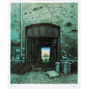 Jacek Yerka (ur. 1952), Raj w podwórzu (185/450)