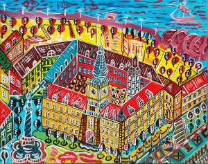 Jacek Kiercz, Warsaw (Cycle of Polish Cities), 2021