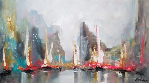Luke Berko, Harbor in the abstract IV, 2020