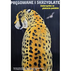 Józef Wilkoń (ur. 1930), Pręgowane i Skrzydlate, z serii Zwierzyniec w plakacie polskim