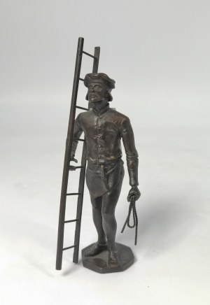 ALBERT CONSTANT DESENFANS (1845-1938) - according to, Man with a ladder