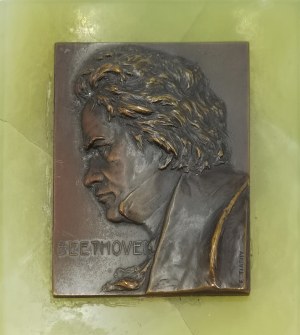 FRANZ STIASNY (1881-1941), Ludwig van Beethoven - plaque