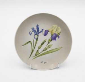 KAISER, Plate with iris motif