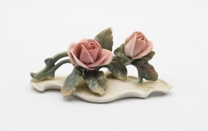 VOLKSTEDT - KARL ENSA PORCELANY FABRIC, Rose Branch - Paper Button
