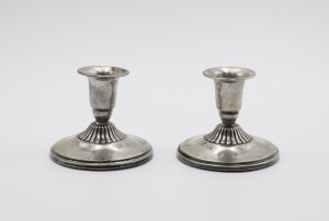 A pair of candlesticks