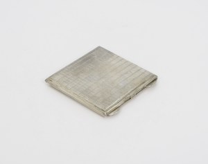 Powder box with art déco mirror
