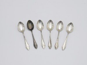 Set of six mocha spoons