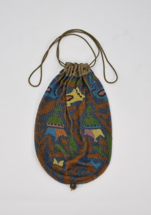 Set of two women's handbags in the form of a pouch