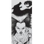 Nikodem Cabała (ur. 1980), Dom świętej Łucji dla dziewcząt od wilków, ilustracja do miesięcznika Nowa Fantastyka, 2016