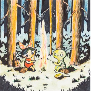 Karol KRL Kalinowski (ur. 1982, Suwałki), Łauma, ilustracja komiksowa, 2014
