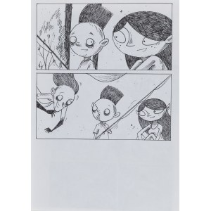 Karol KRL Kalinowski (b. 1982, Suwałki), Kościsko, comic board