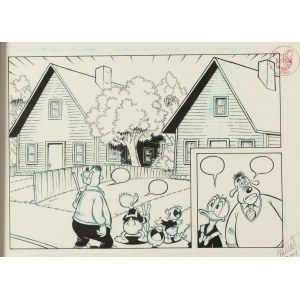 Jose Maria Millet Lopez (ur. 1949), Kaczor Donald, ilustracja komiksowa, 2008